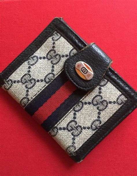 navy gucci stripe wallet|Navy Blue Gucci Wallet .